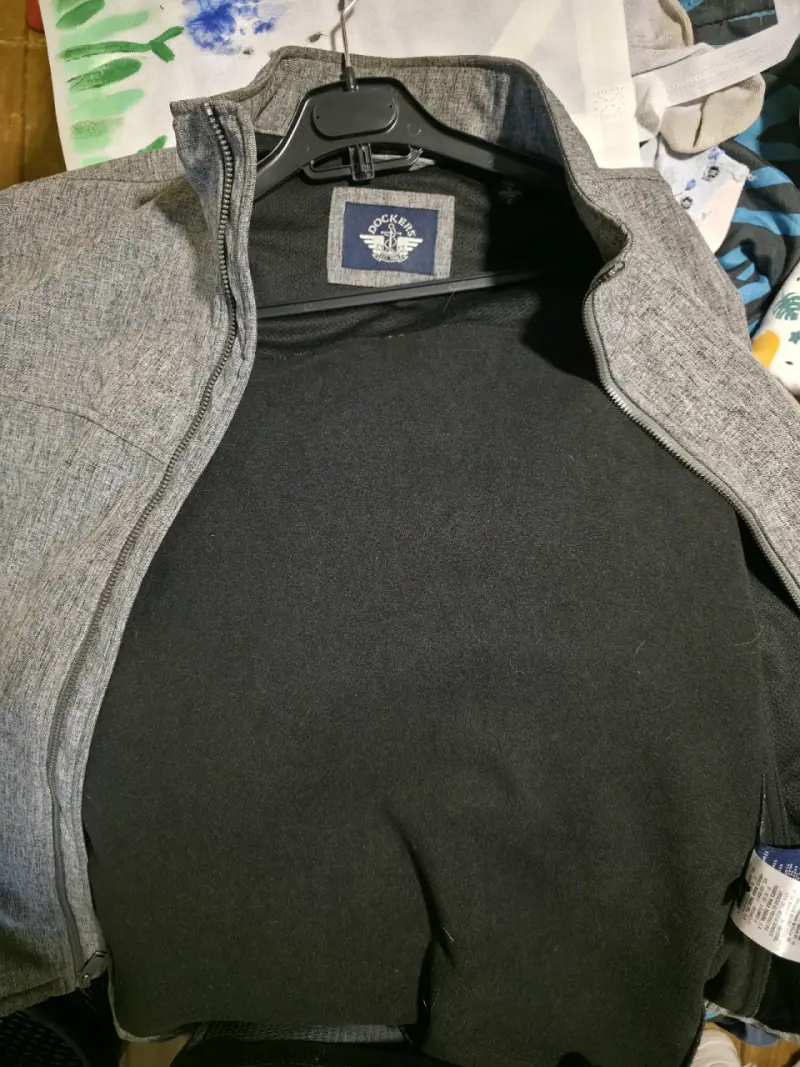 Chaqueta gris con cierre dockers - 2