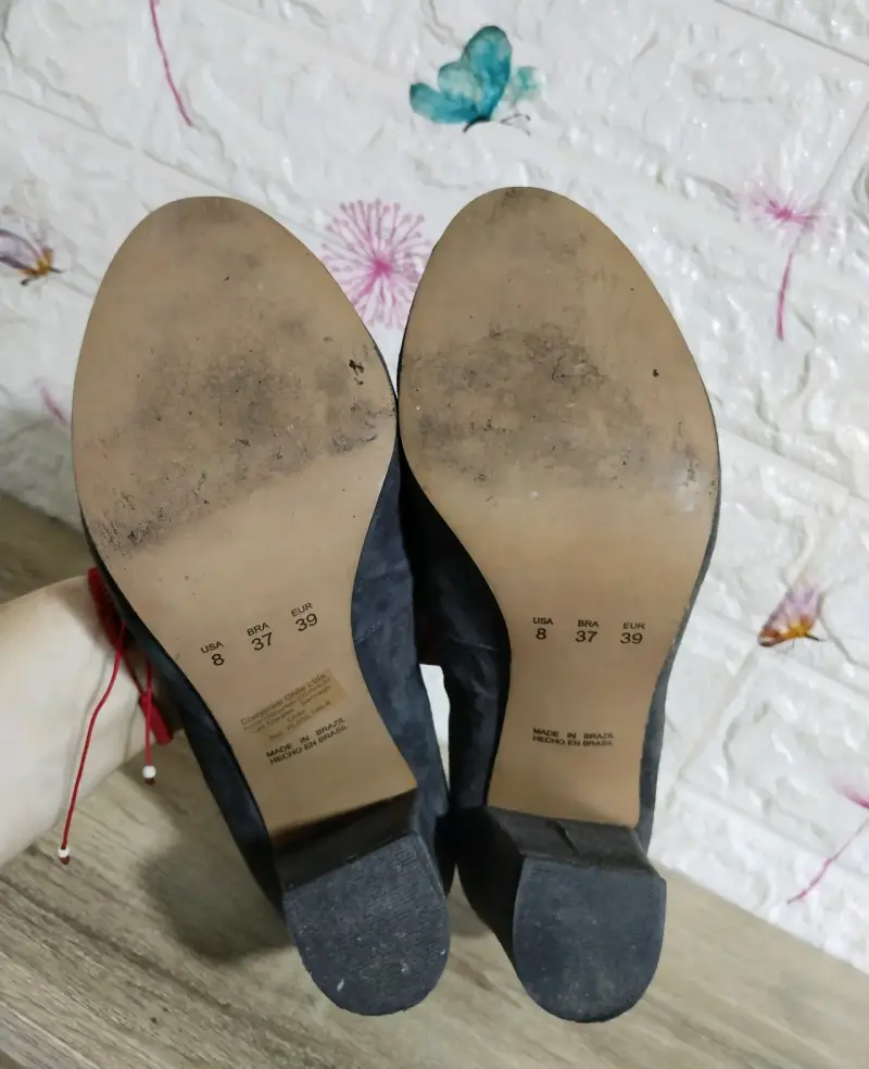 Zapatos de tacón gris Via Uno - 6