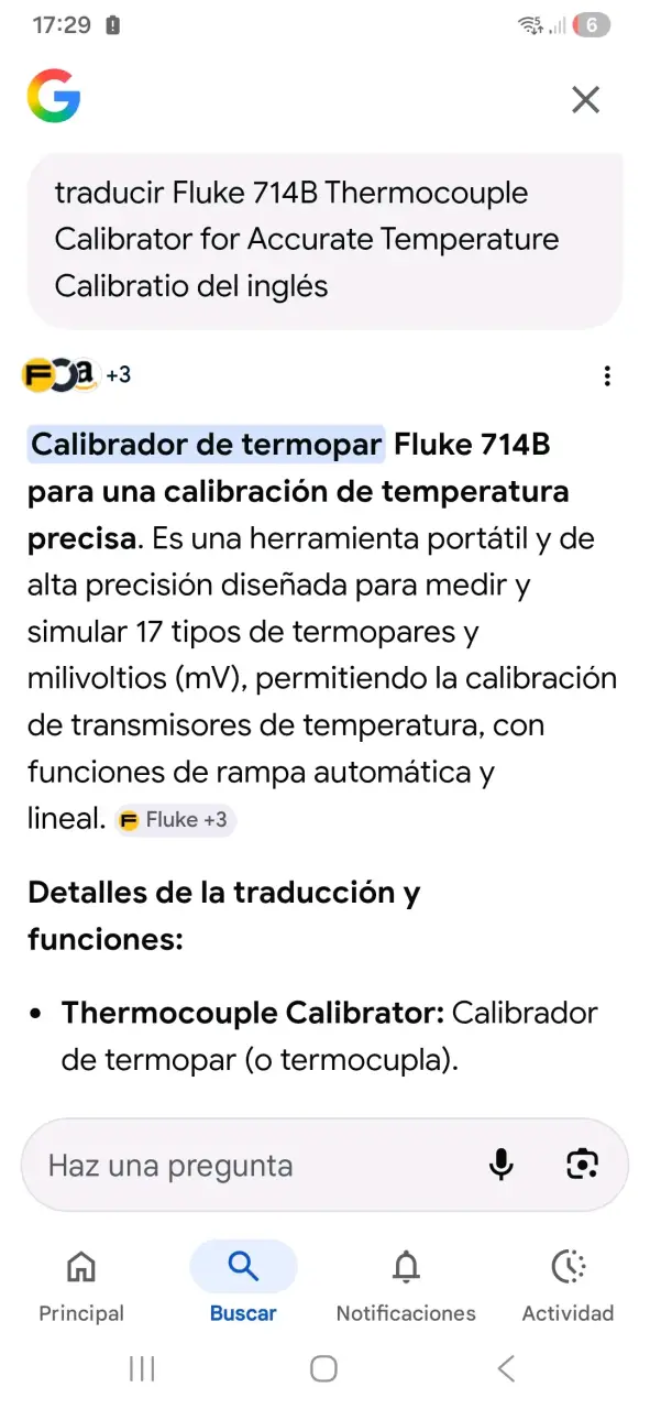 Calibrador de termopares Fluke 714B - 3
