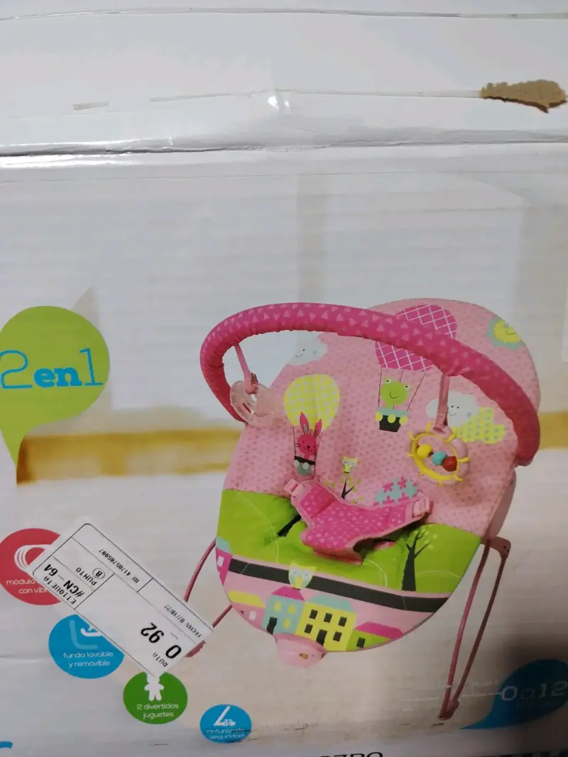 Silla mecedora infantil 2 en 1 - 1
