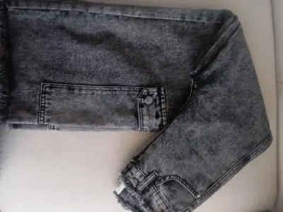 Jeans anchos color negro - miniatura 5