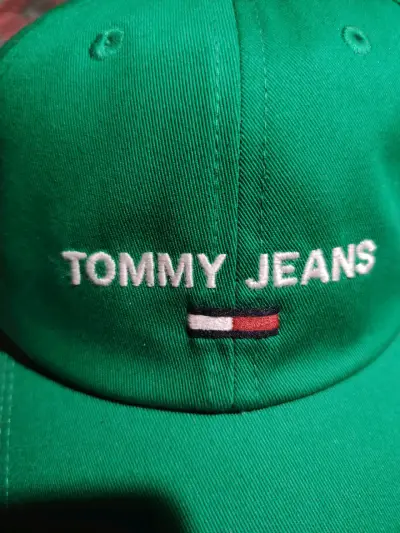 Gorra verde Tommy Jeans - miniatura 3