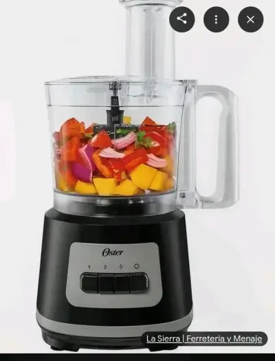 Procesador de alimentos Oster negro - miniatura 1