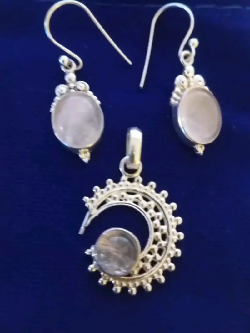 Set de joyería de plata