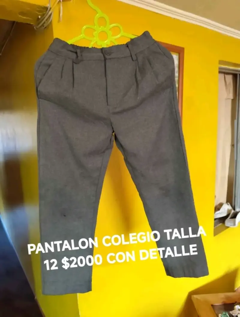 Pantalón de colegio gris