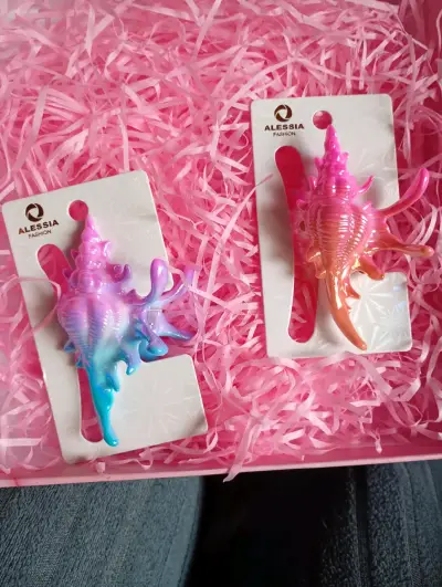 Pinzas de cabello con diseño marino - miniatura 1