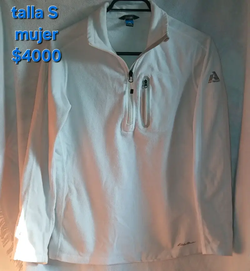 Polar blanco mujer talla S