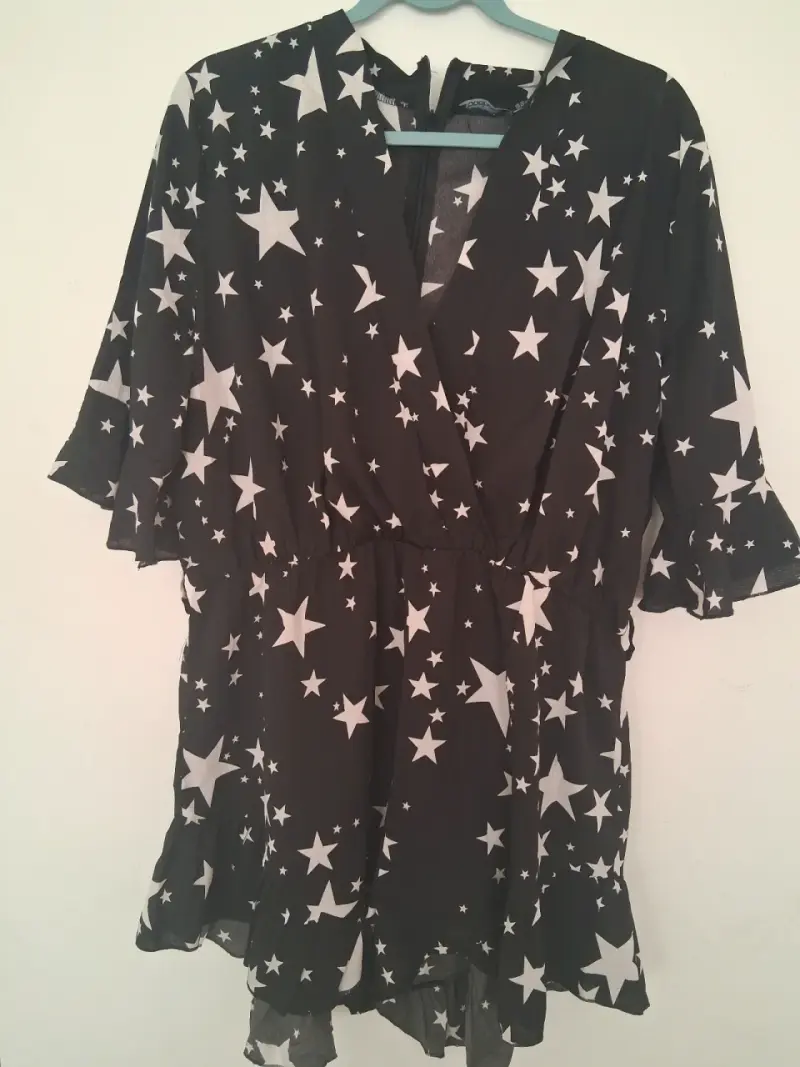 Enterito corto estampado estrellas - 1