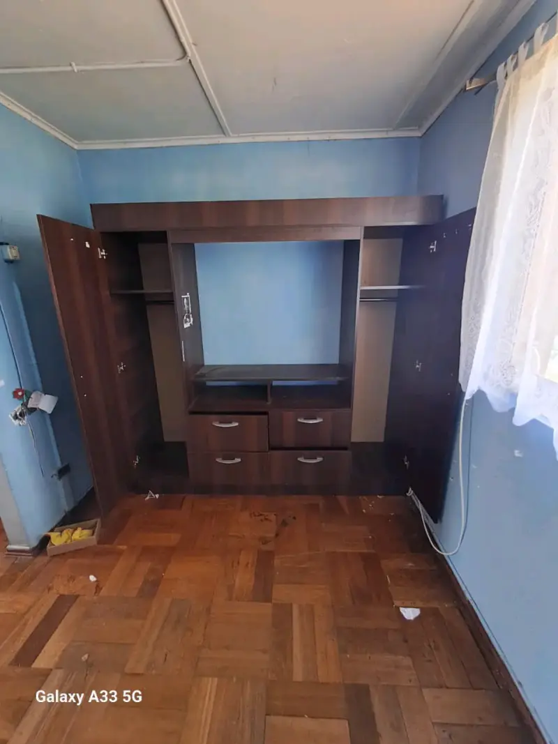 Mueble de TV marrón oscuro - 2