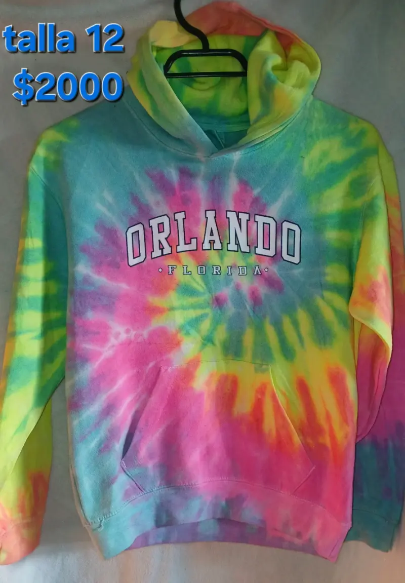 Polerón tie-dye Orlando talla 12