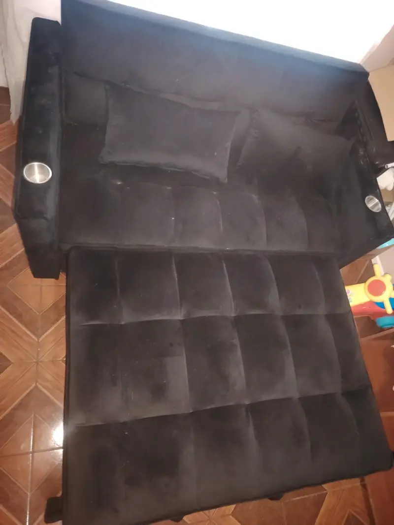 Sofá cama negro - 5