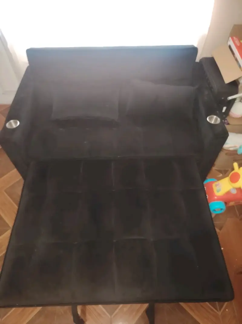 Sofá cama negro - 6