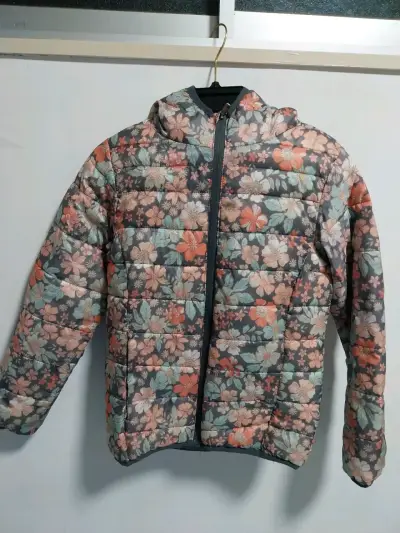Parka floral con capucha ,colloky talla 10 - miniatura 3
