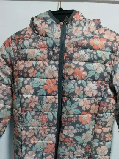 Parka floral con capucha ,colloky talla 10 - miniatura 4