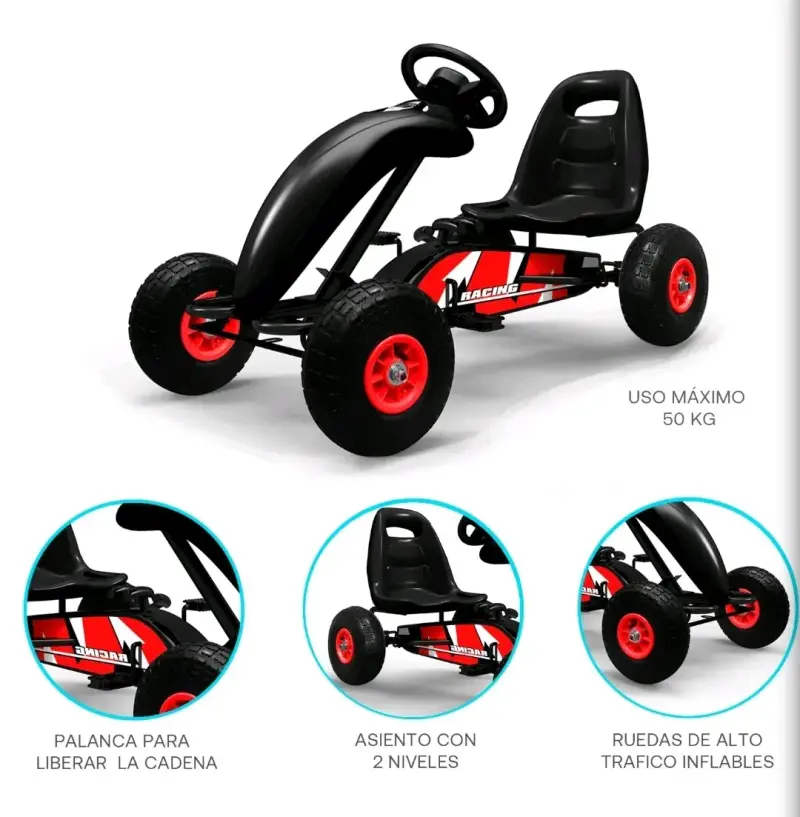 Kart a pedales para niños - 2