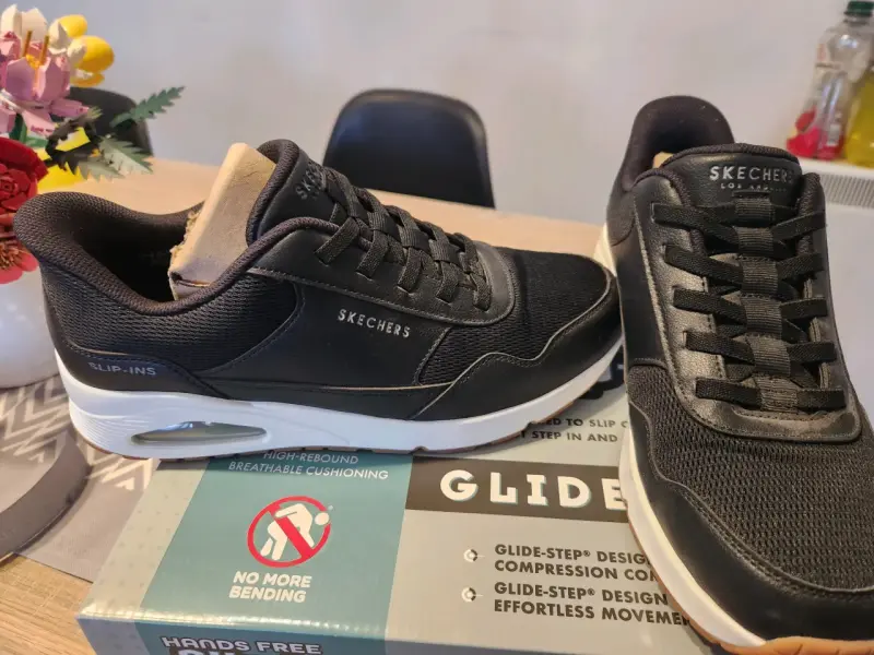 Zapatillas Skechers negras hombre