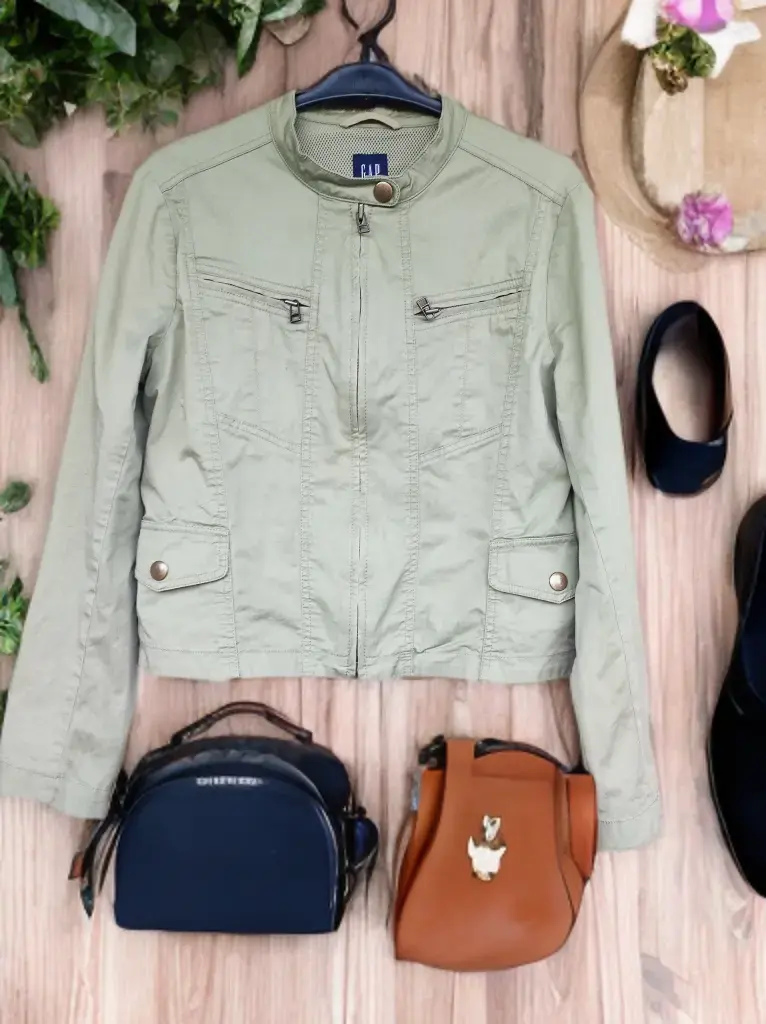 Chaqueta verde claro GAP - 1