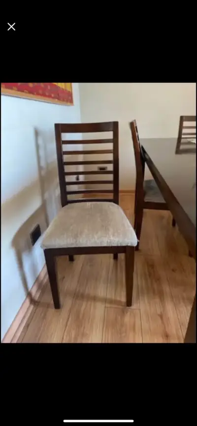 Mesa comedor y sillas madera - miniatura 3