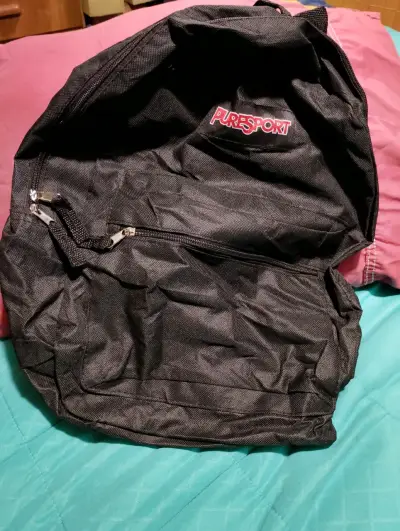 Mochila negra Puresport - miniatura 1