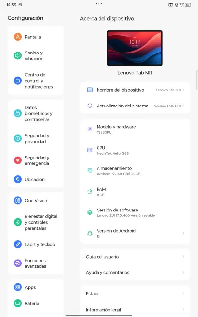 Tablet Lenovo Tab M11 con estuche - miniatura 5
