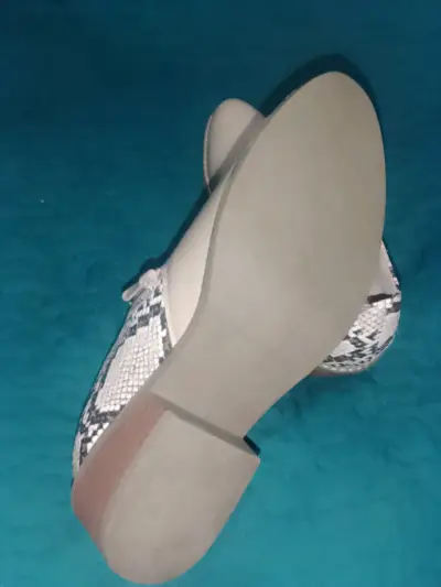 Botines beige con reptil sintético - miniatura 5
