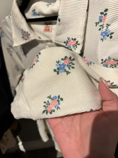 Vestido floral para niñas talla 4 - miniatura 2