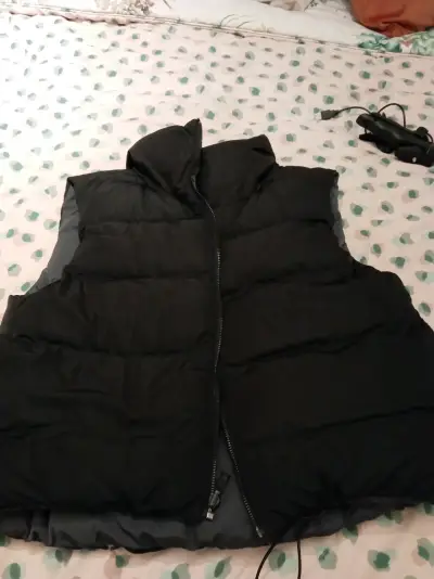 Chaqueta  acolchado gris sin mangas - miniatura 2