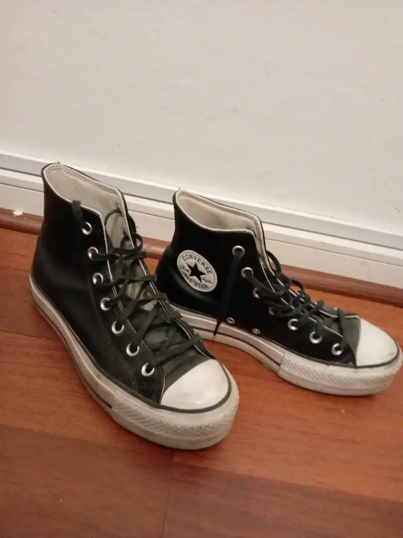 Zapatillas altas negras Converse
