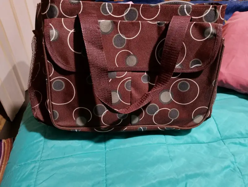 Bolso con diseño de círculos - 1