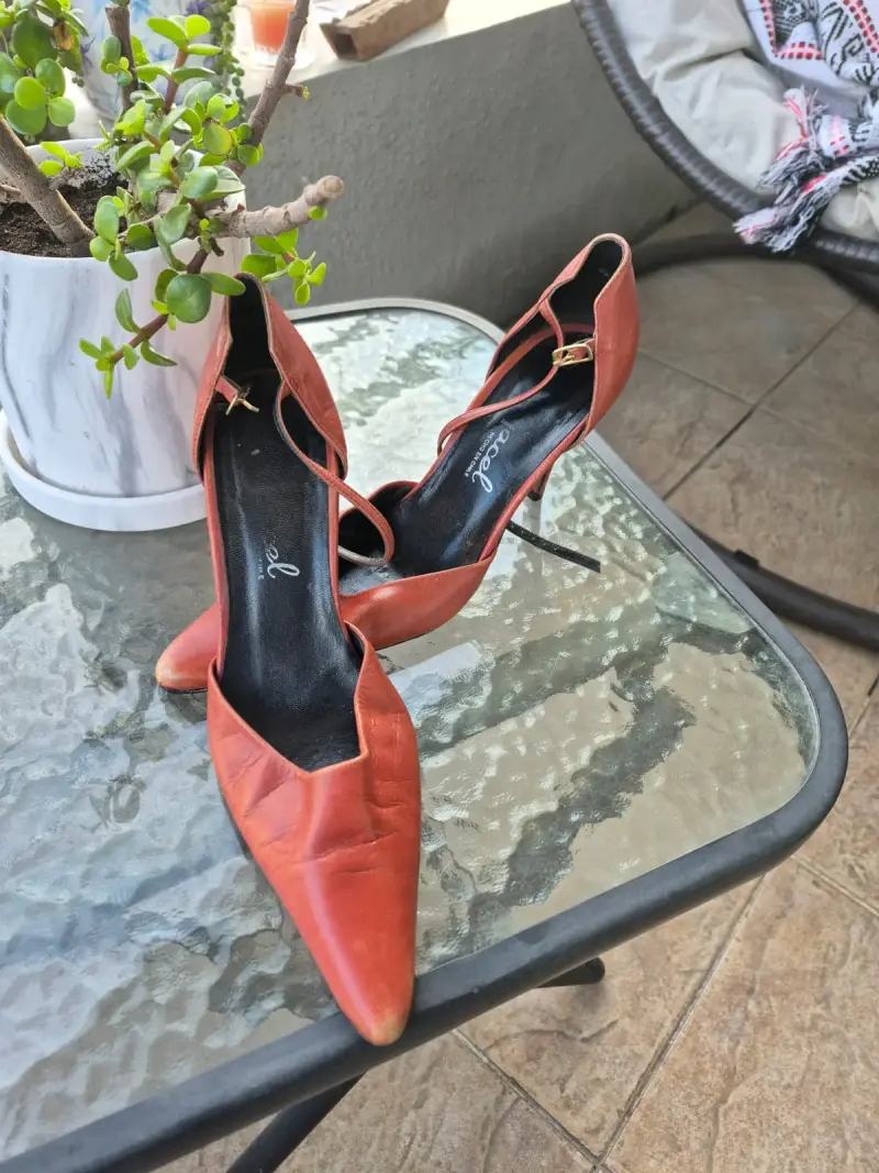 Zapatos de taco alto marrones - 3