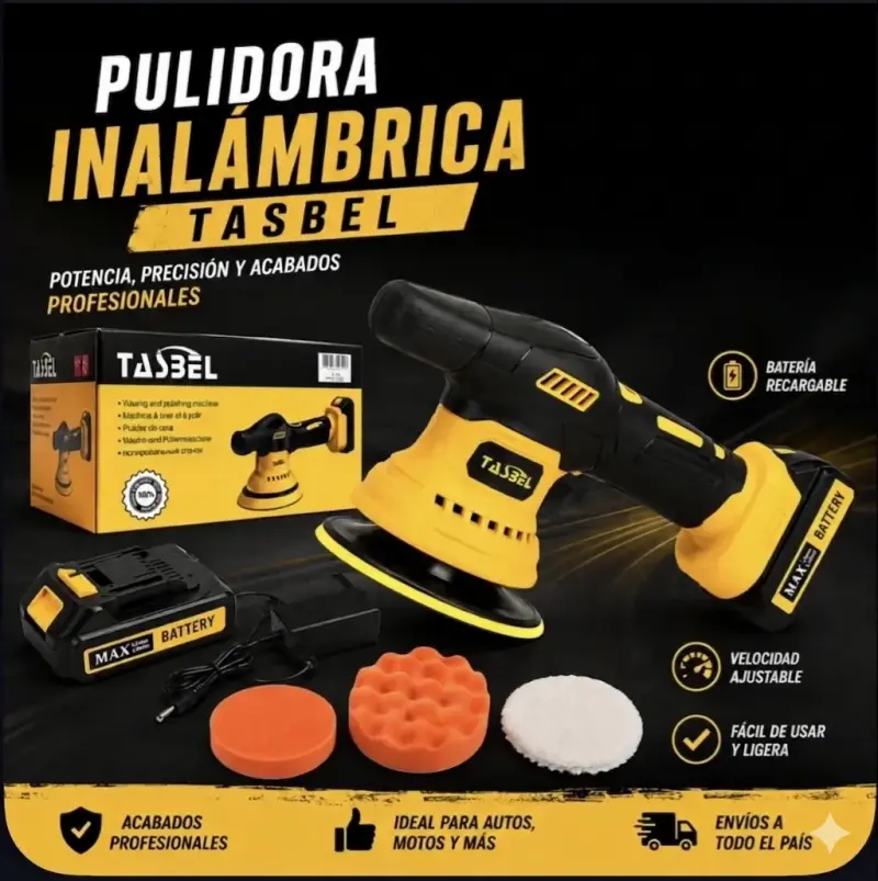 Pulidora inalámbrica TASBEL
