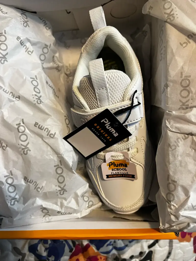 Zapatillas blancas para niños Unisex - 2