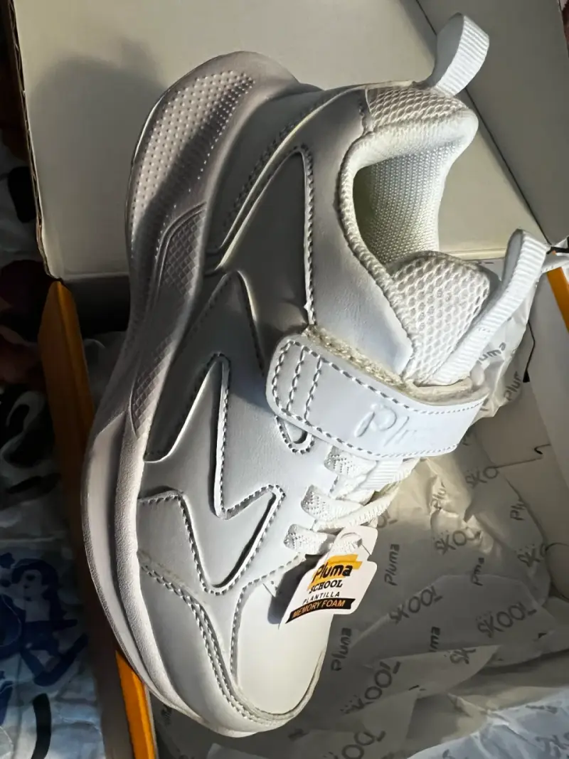 Zapatillas blancas para niños Unisex - 3