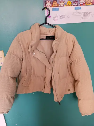 Chaqueta acolchada beige - miniatura 2