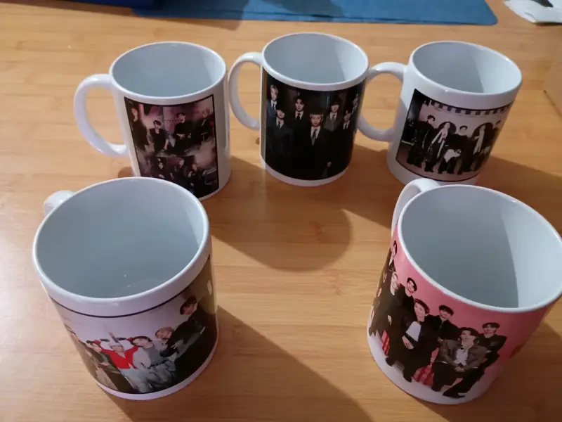 Tazas con imágenes de banda - 1