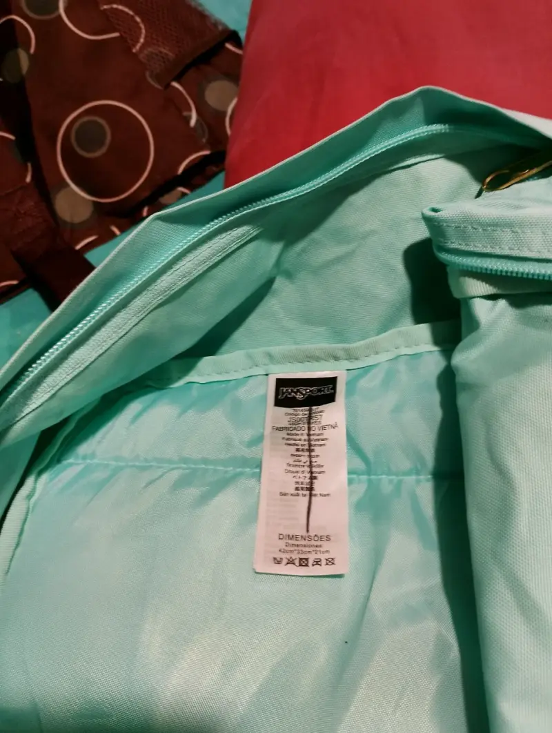 Mochila Jansport verde menta - 4