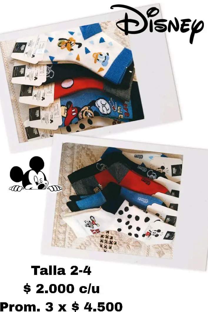 Calcetines Disney talla 6-8 - 2