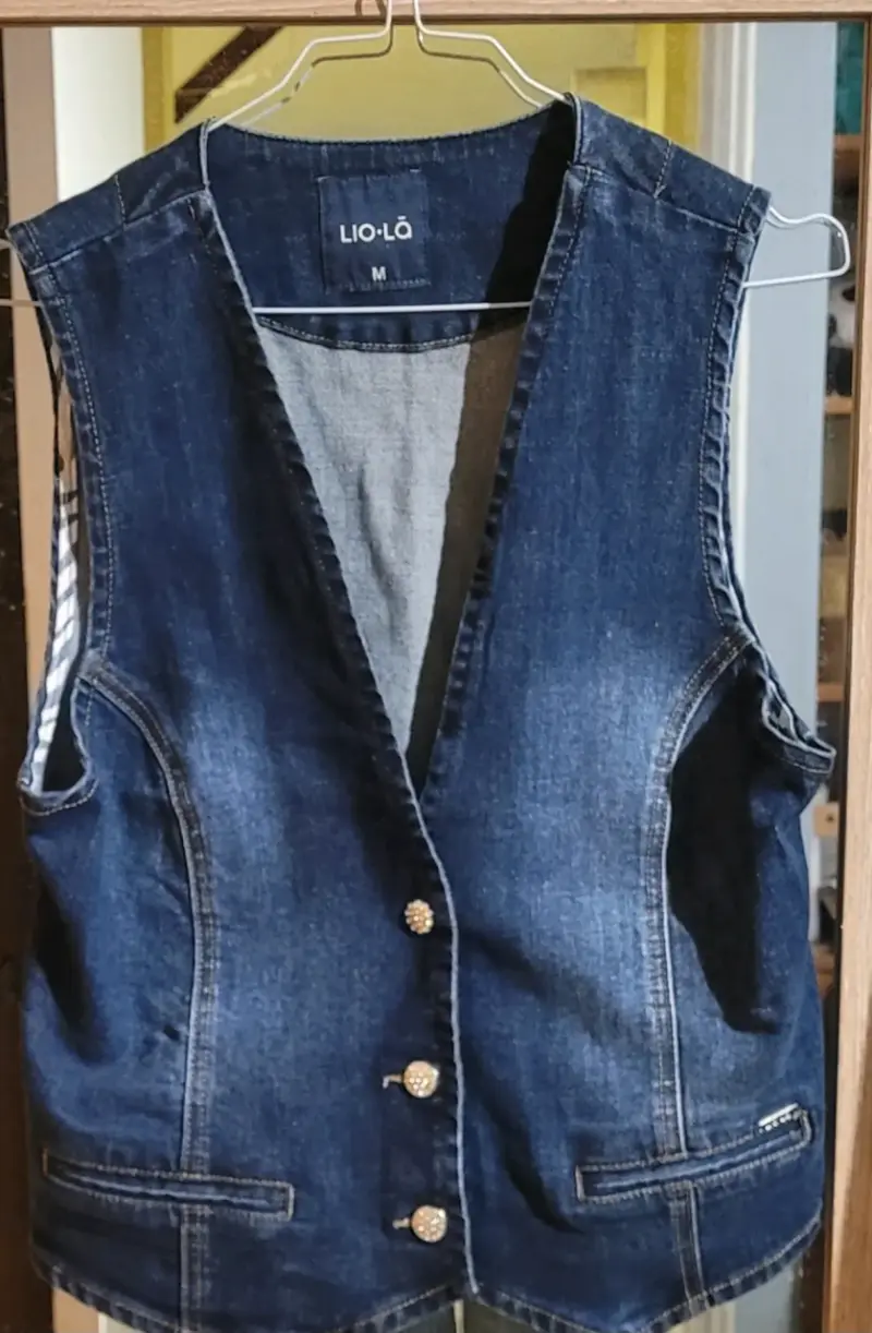 Chaleco jean sin mangas
