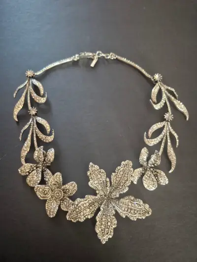 FLORAL METAL CHOKER - miniatura 1