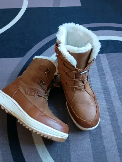 Botas de cuero marrón - miniatura 1