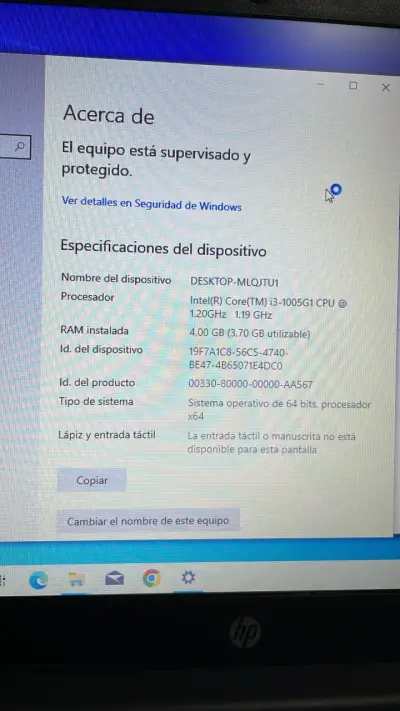 HP Laptop Intel Core i3 4GB RAM - miniatura 1