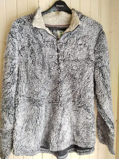 Polar gris con cierre - miniatura 1