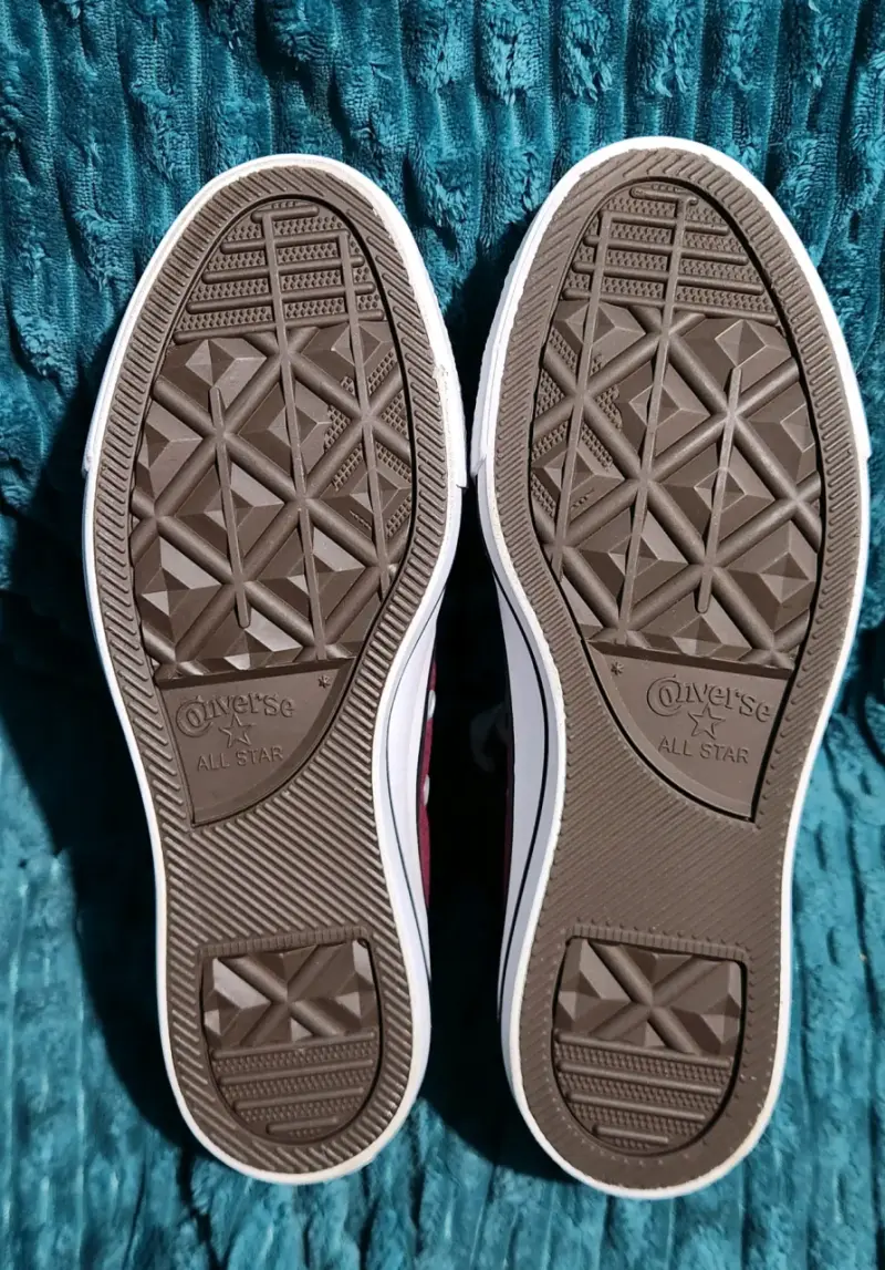 Zapatillas altas burdeos - 3