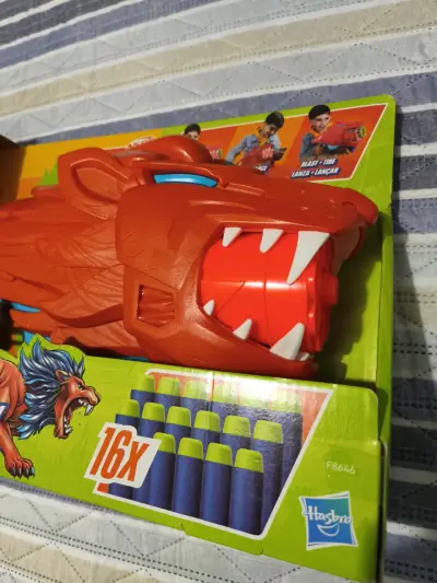🎯🎯¡Lanzador Nerf LionFury!🦁🦁🎯 - miniatura 3