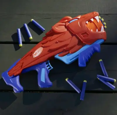 🎯🎯¡Lanzador Nerf LionFury!🦁🦁🎯 - miniatura 4