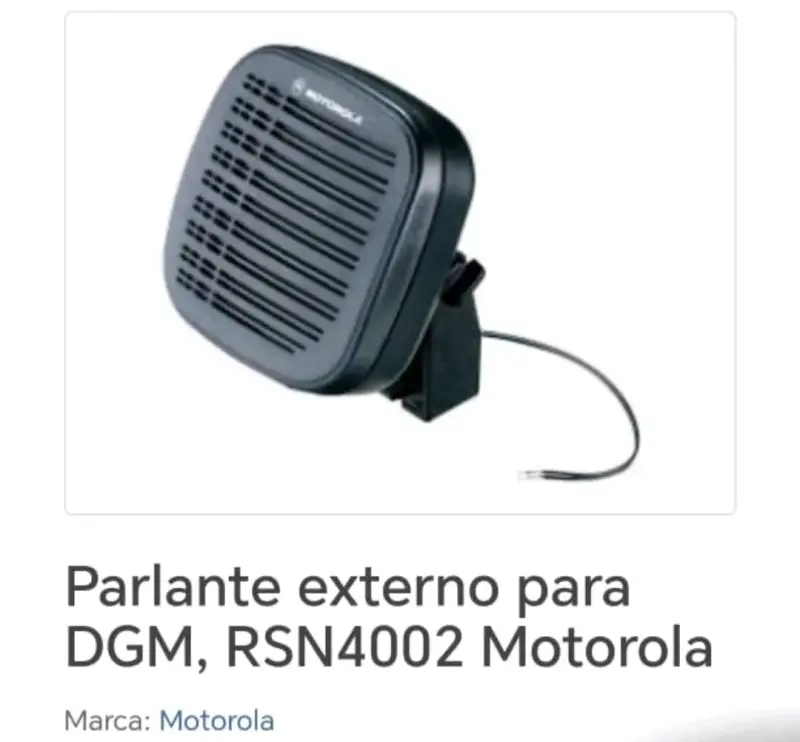 Parlante externo Motorola RSN4002