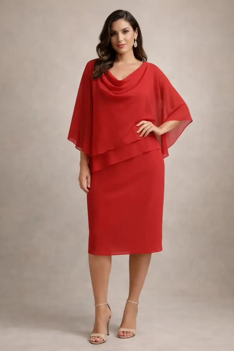 Vestido rojo elegante