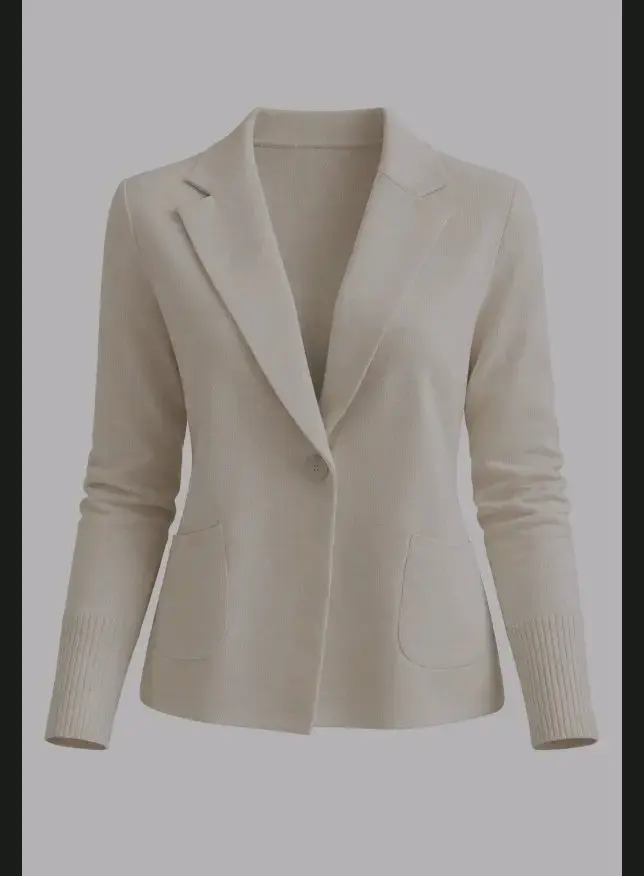 Blazer beige elegante mujer talla L