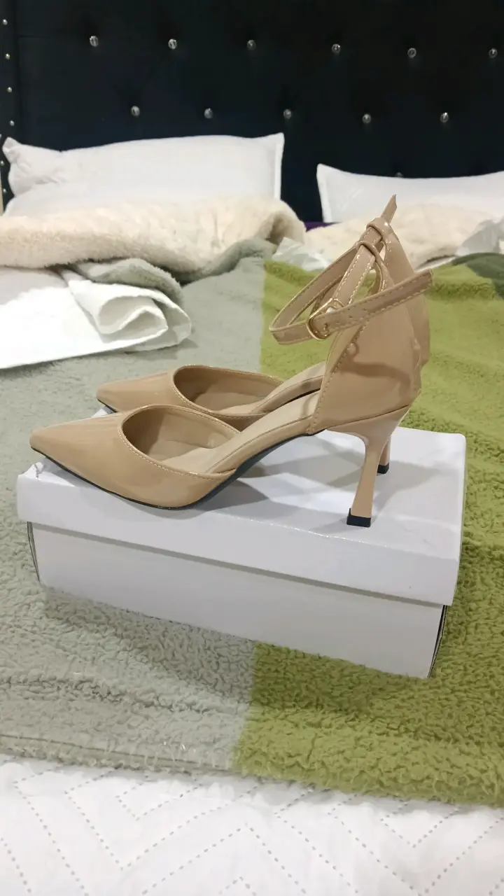 Zapatos de tacón beige - 3