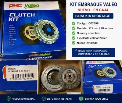 Kit embrague Valeo para Kia - miniatura 1